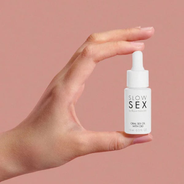 BIJOUX SLOW SEX - ORAL SEX OIL WITH CBD 15 ML