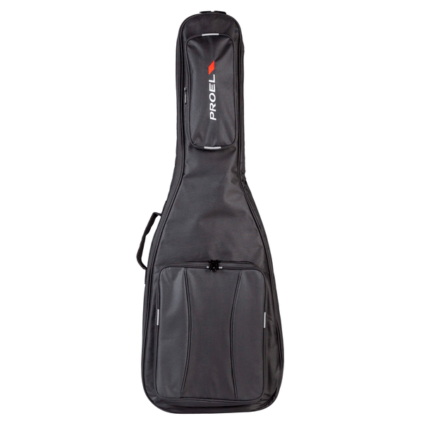 PROEL STAGE Borsa per chitarra Elettrica in poliestere 600D antistrappo con imbottitura da 10mm. Disponibile nel colore nero.