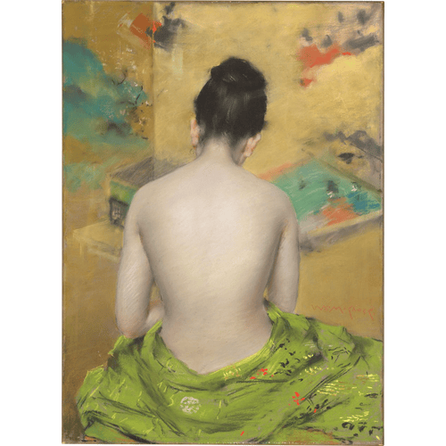 William Merritt Chase Retro di un nudo