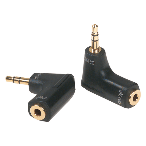 DIE HARD Adattatore in ABS ad angolo spina 3,5 mm stereo > presa 3,5 mm stereo