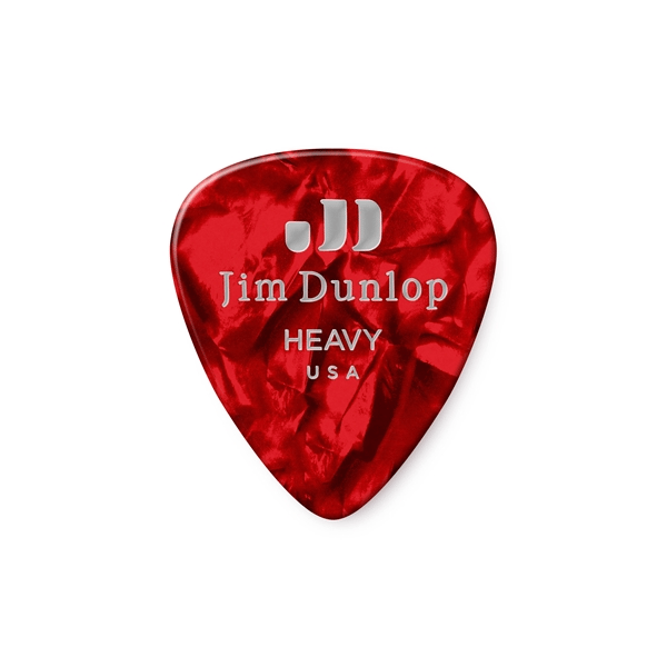 Dunlop 483R#09 Red Perloid - Heavy