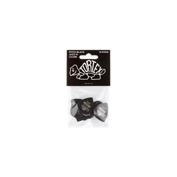 Dunlop 482P Pitch Black Jazz III 1.14