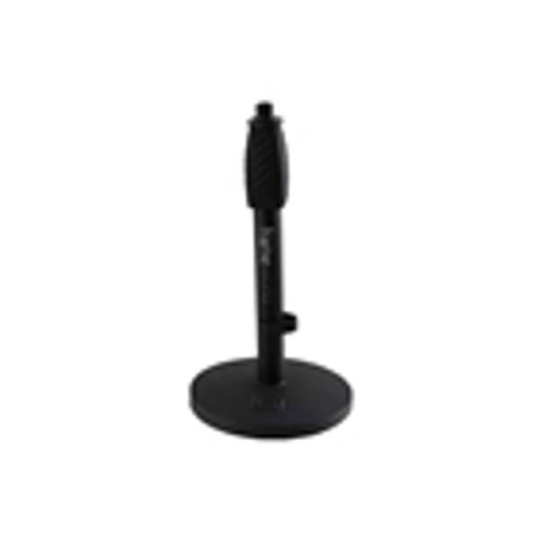 Gator Frameworks GFW-MIC-0601 Supporto da tavolo per microfono con base tonda da 15 cm e altezza regolabile 25-38 cm<br>