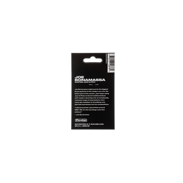 Dunlop PVP121 Joe Bonamassa Custom Jazz III Pick Variety Pack