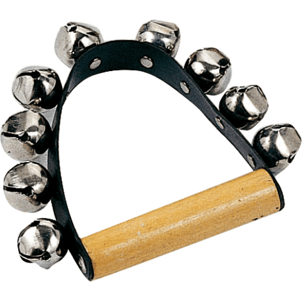 PEACE Handle Bell in Legno