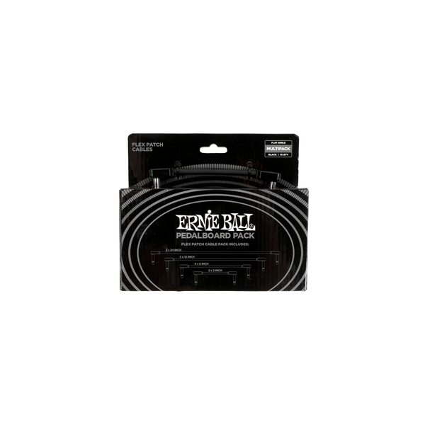 Ernie Ball 6462 Flex Patch Cable Black Multi-Pack