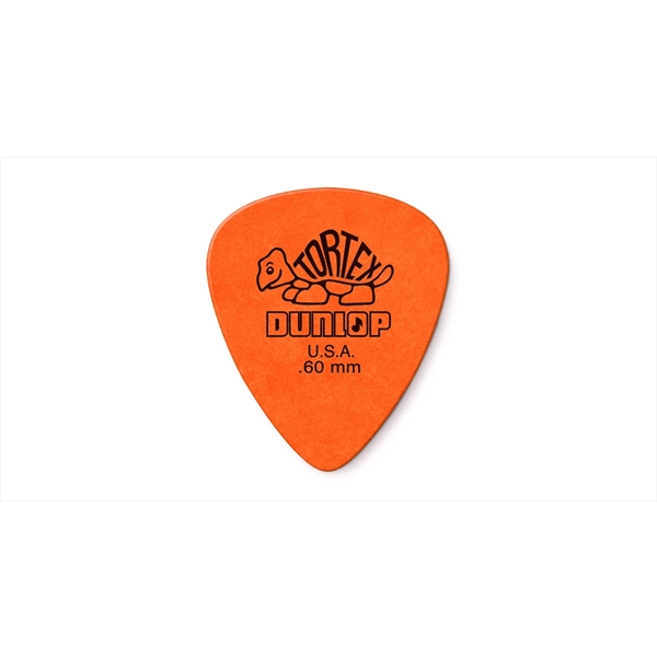 Dunlop 418P Tortex Standard Orange .60