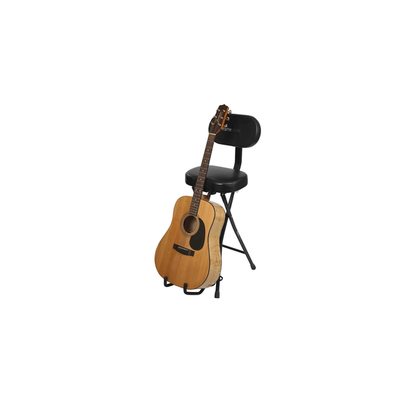 Gator Frameworks GFW-GTR-SEAT Sgabello con stand per chitarra<br>