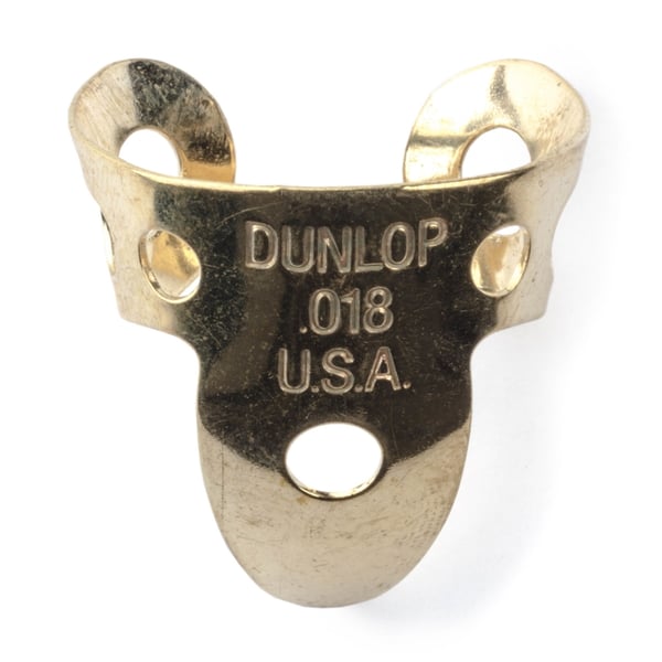Dunlop 37R BRASS FINGER .018 - TUBO 20 PLETTRI