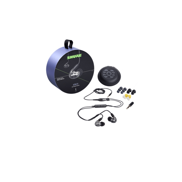 Shure SE42HYBK+UNI-EFS AONIC 4 Auricolari colore grigio/nero