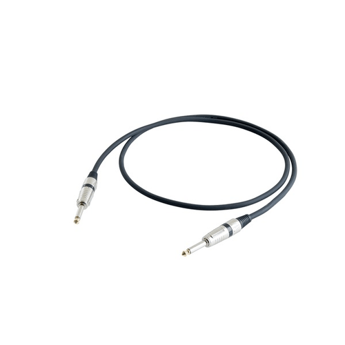 PROEL STAGE Cavo professionale per strumenti con connessioni spina jack Mono Ø 6.3 mm PROEL/S2CPROBK - HPC110BK - S2CPROBK. Lunghezza: 1 metro. Colore: Nero Altre lunghezze disponibili: visualizzare le specifiche tecniche