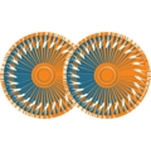 ZOMO 2x Slipmats Dance - arancione