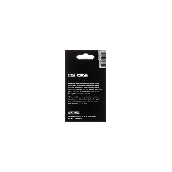 Dunlop 44P060FM Fat Mike Custom Nylon Pick 6pc