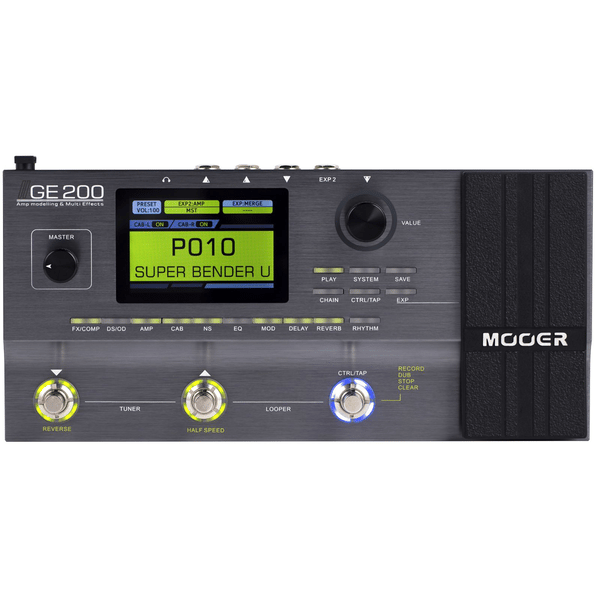 MOOER GE200 MODELADOR Y MULTI-EFECTOS