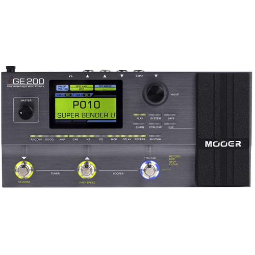 MOOER GE200 MODELADOR Y MULTI-EFECTOS