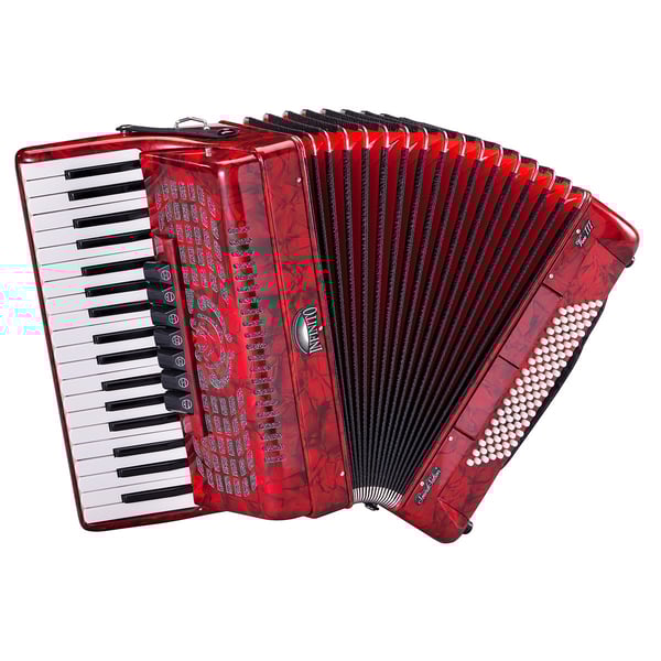 SOUNDSATION Fisarmonica 96 bassi rossa