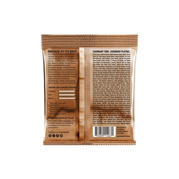 Ernie Ball 3544 Erthwd Med Phos 3 Pk 13 56