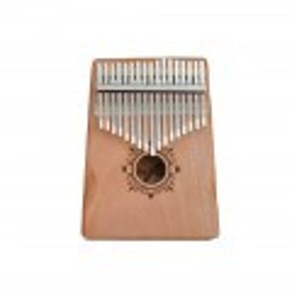 ANGEL Kalimba in mogano con corpo smussato 17 note - design Flower