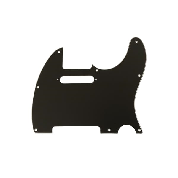 SOUNDSATION PARTS Mascherina per Chitarra Telecaster, 3 Strati, Black