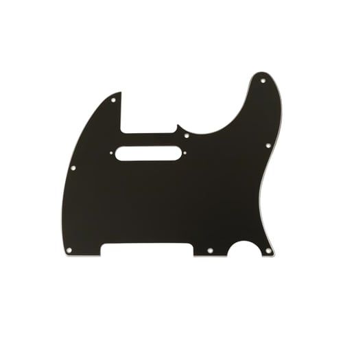 SOUNDSATION PARTS Mascherina per Chitarra Telecaster, 3 Strati, Black