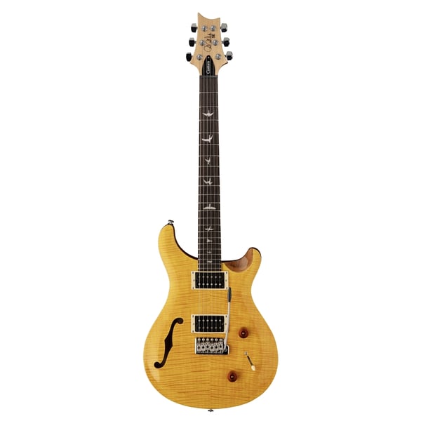 PRS SE Custom 22 Semi-Hollow Violin Top Santana Yellow 2023