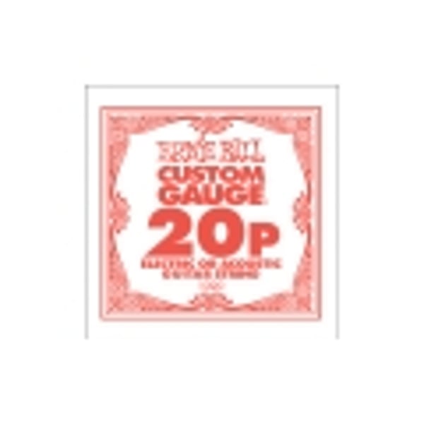ERNIE BALL .020 Plain Steel - 6 packs