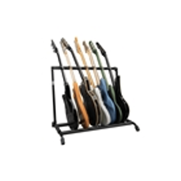 Gator Frameworks RI-GTR-RACK7 Supporto pieghevole per 7 chitarre<br>