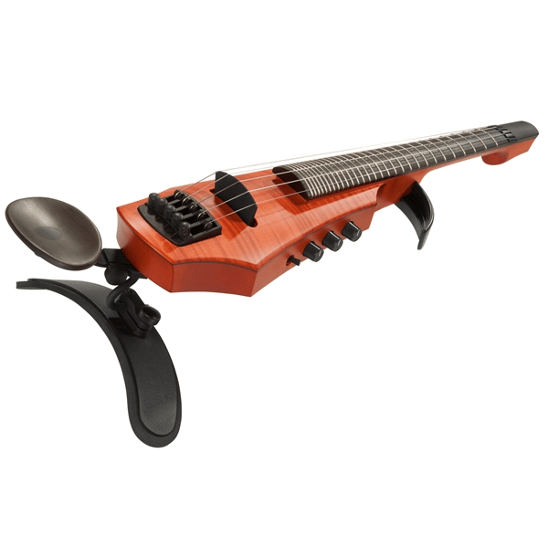NS Design CR5 Fretted Electric Violin 5 Amber Stain