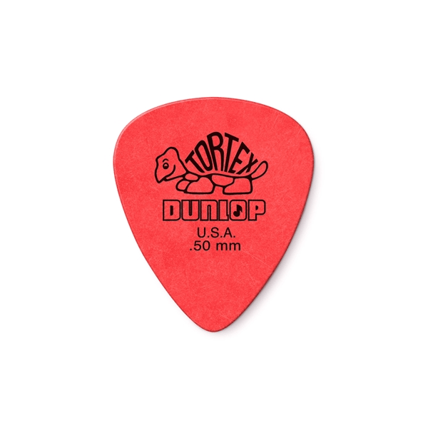 Dunlop 418P Tortex Standard Red .50