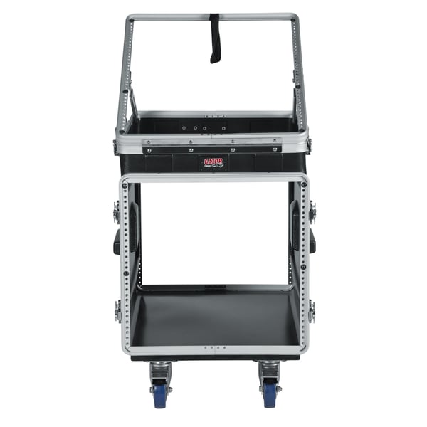 Gator Cases GRC-12X10 PU Rack audio 12U top, 10U laterale