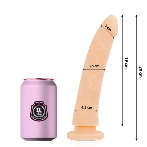 DELTACLUB DELTA CLUB - TOYS DILDO NATURALE IN SILICONE MEDICO 20 CM -O- 4 CM