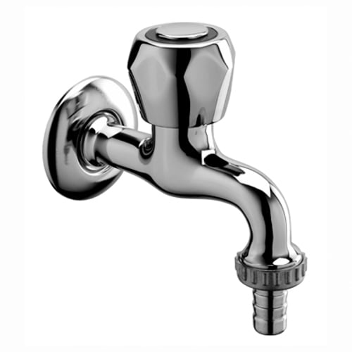 Rubinetto portagomma 1/2" con rosone danubio