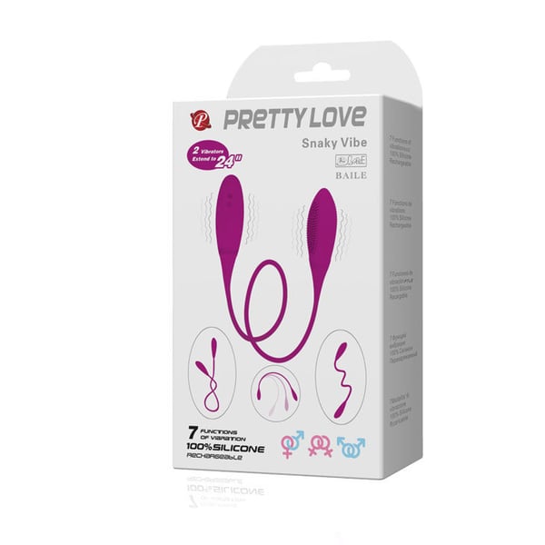 VIBRATEUR DE SERPENT DELUXE PRETTY LOVE 7V