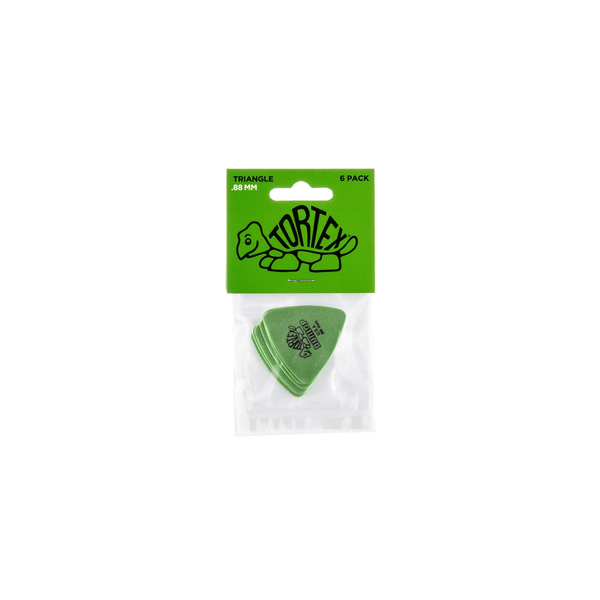 Dunlop 431P Tortex Triangle Green .88