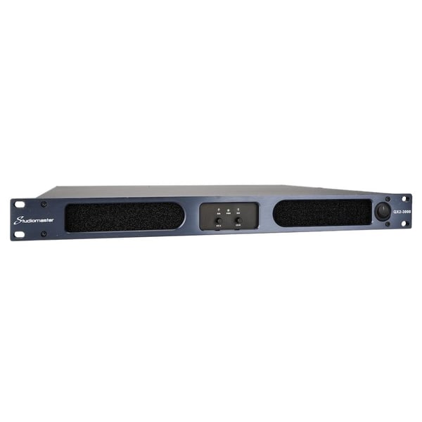 STUDIOMASTER Amplificatore Digitale di Potenza 2x 2000W @ 8ohm, 1U Rack con PFC. Modello QX2-4000