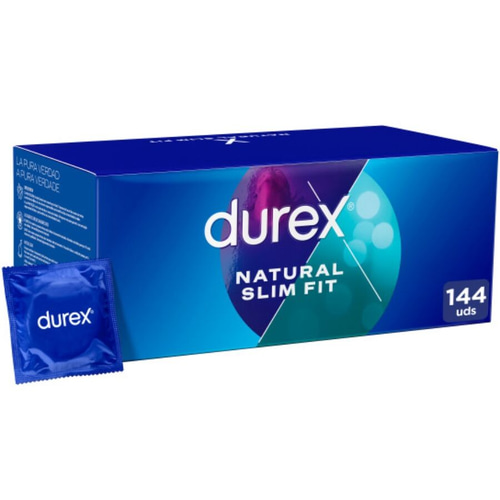 DUREX CONDOMS DUREX - NATURAL SLIM FIT BASIC 144 UNITÀ