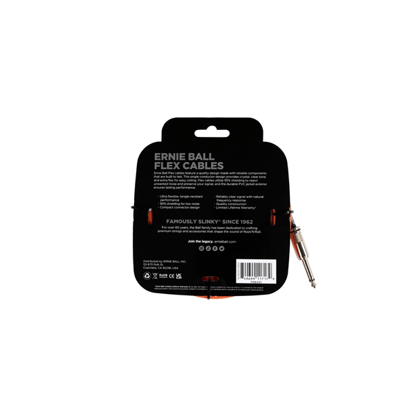 Ernie Ball Cavo flessibile Orange 6m 6421