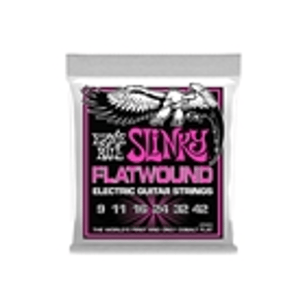 Ernie Ball 2593 Slinky Flatwound El Guit 9-42