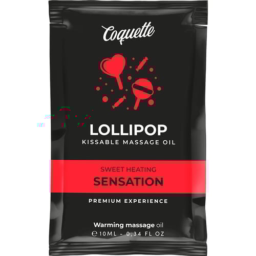 COQUETTE CHIC DESIRE™ – POCKET KISSABLE MASSAGEÖL MIT WÄRMEEFFEKT LOLLIPOP 10 ML