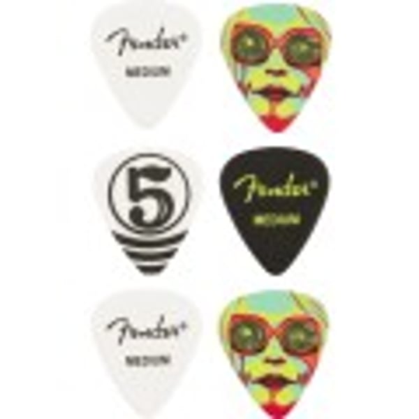 FENDER Plettri in celluloide John 5 351 (confezione da 6). Modello 1980351049