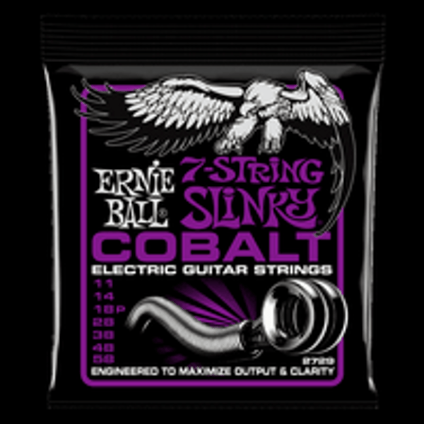 ERNIE BALL Corde per chitarra elettrica 7 corde Power Slinky Cobalt. Modello P02729