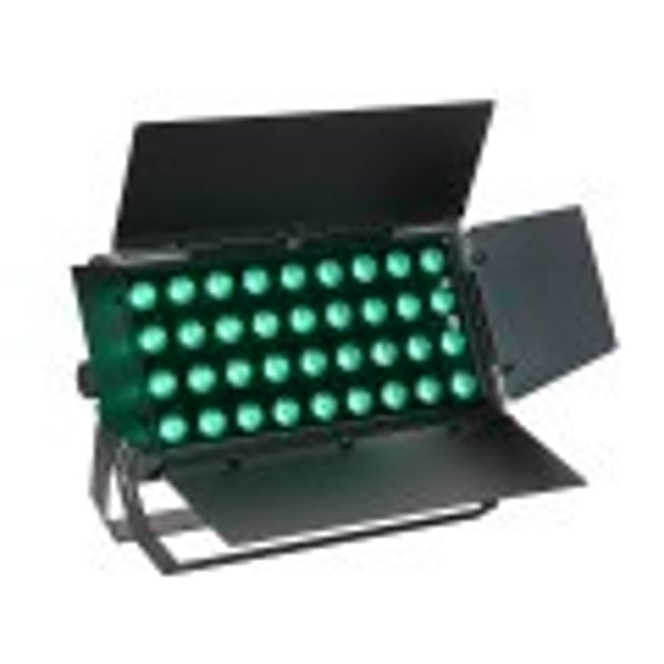 CENTOLIGHT Proiettore con 36 Led da 10W RGBW 4in1 e Alette Richiudibili. Modello CLUBWASHER 360