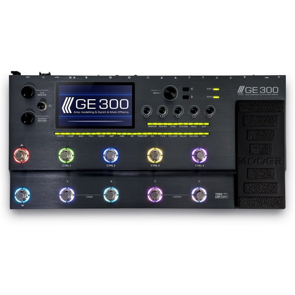 MOOER GE300 PEDALIERA MULTIEFFETTO PER CHITARRA ELETTRICA