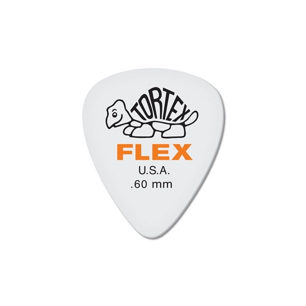 Dunlop 428R.60 Tortex Flex Standard .60 mm Bag/72