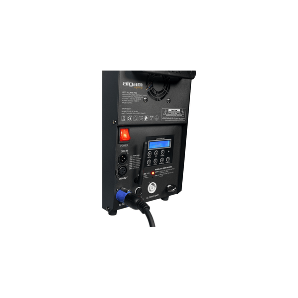 Algam Lighting VULKAN PRO Macchina del Fumo Verticale/Orizzontale Effetto CO2