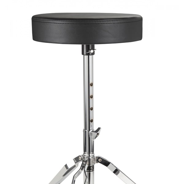 SOUNDSATION Sgabello regolabile per batteria con cuscino imbottito