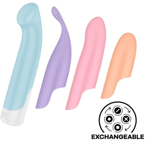 SATISFYER VIBRATOR SATISFYER - G-SPOT WAVE 4 VIBRATORE PROGRAMMA 12 VIBRAZIONI GRIGIO SCURO