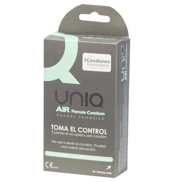 UNIQ AIR LATEXFREIES WEIBLICHES KONDOM 3 EINHEITEN