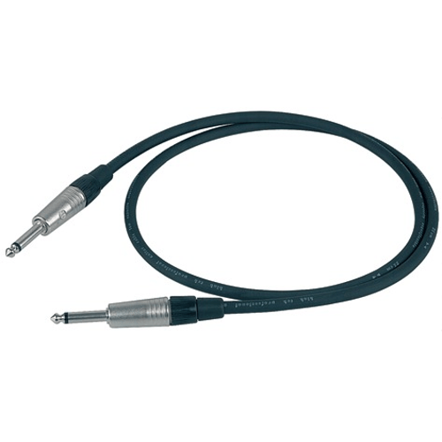 PROEL STAGE Cavo professionale esoterico con connessioni jack mono Neutrik Ø 6.3 mm. -&gt; jack mono Neutrik Ø 6.3 mm. Disponibile nei colori Black e Grey (BL)