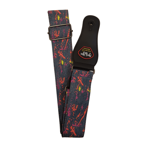 EXTREME S-1101 GE TRACOLLA REGOLABILE PER CHITARRA E BASSO CON DECORAZIONE COLORE GRIGIO